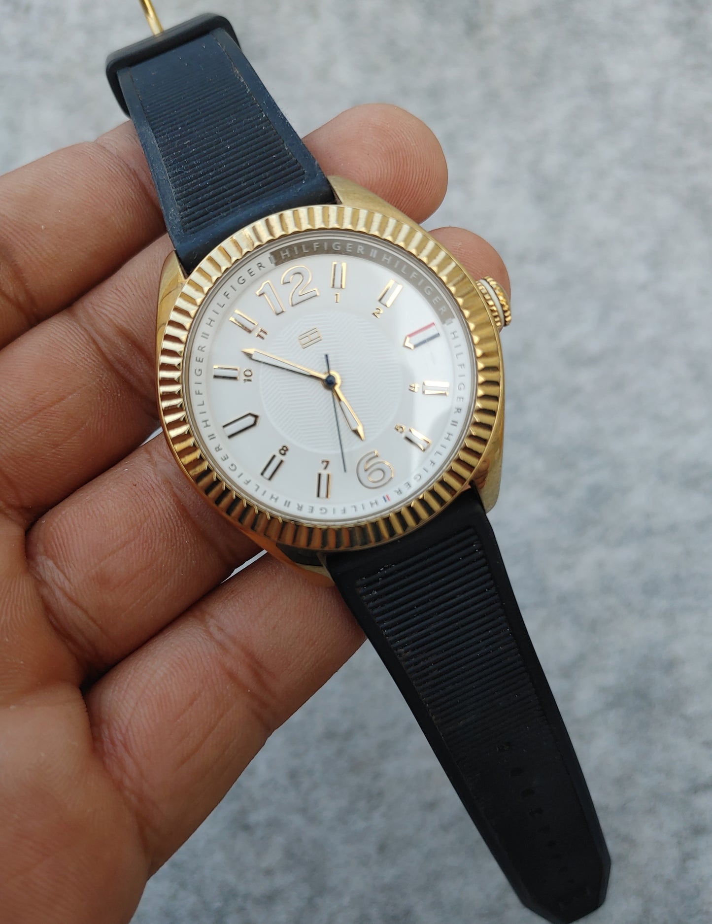 Tommy Hilfiger Rubber Strap Men's Watch