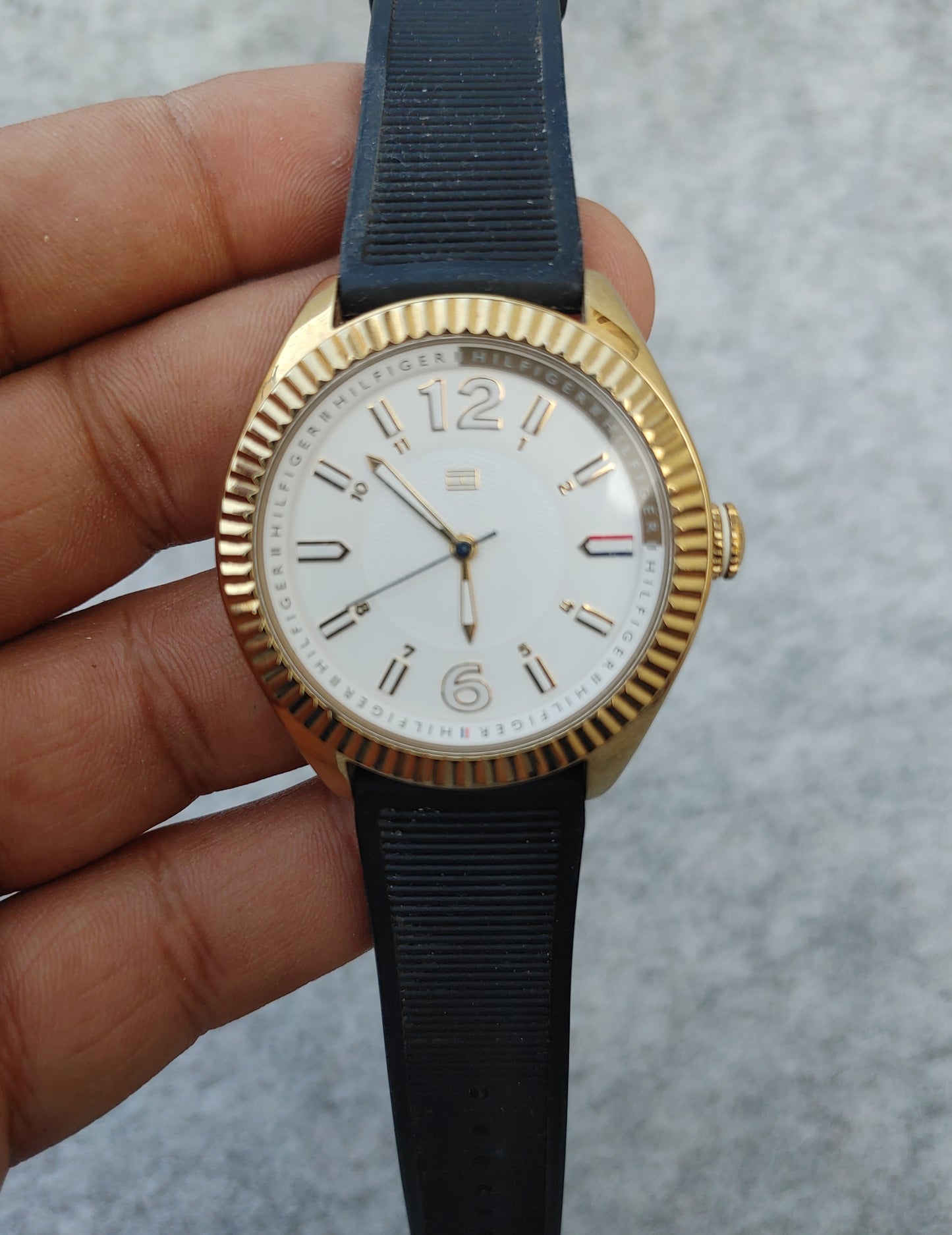 Tommy Hilfiger Rubber Strap Men's Watch