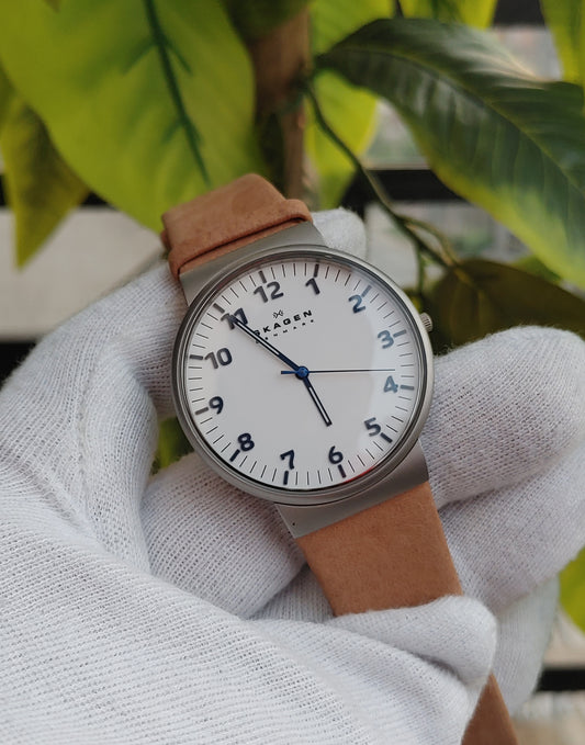 Skagen Men's Classic Watch – Ultra-Slim, Minimalist Design (Model SKW6082)