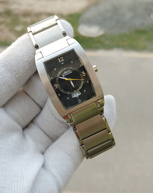 Aqua Passion Sqaure Dial Vintage Men's Watch