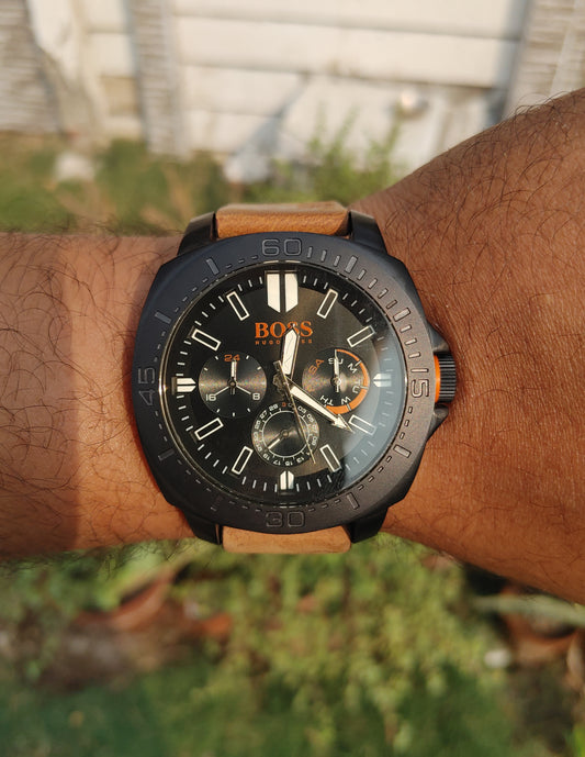 Hugo Boss Orange Sao Paulo Black Men’s Watch 1513252