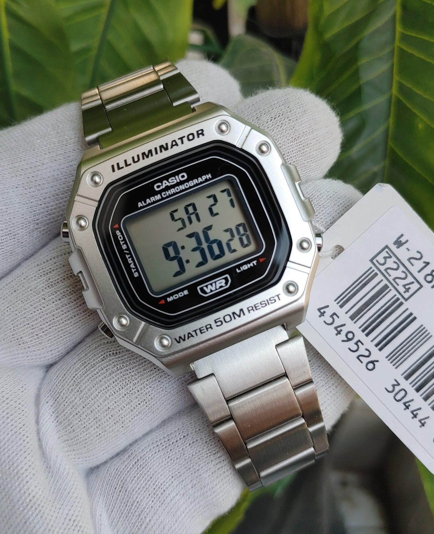 Classic and Durable Casio W-218HD-1AVDF - Digital Stainless Steel Watch