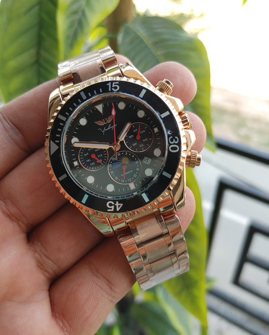 Yadiya Automatic Men's Moonphase Watch