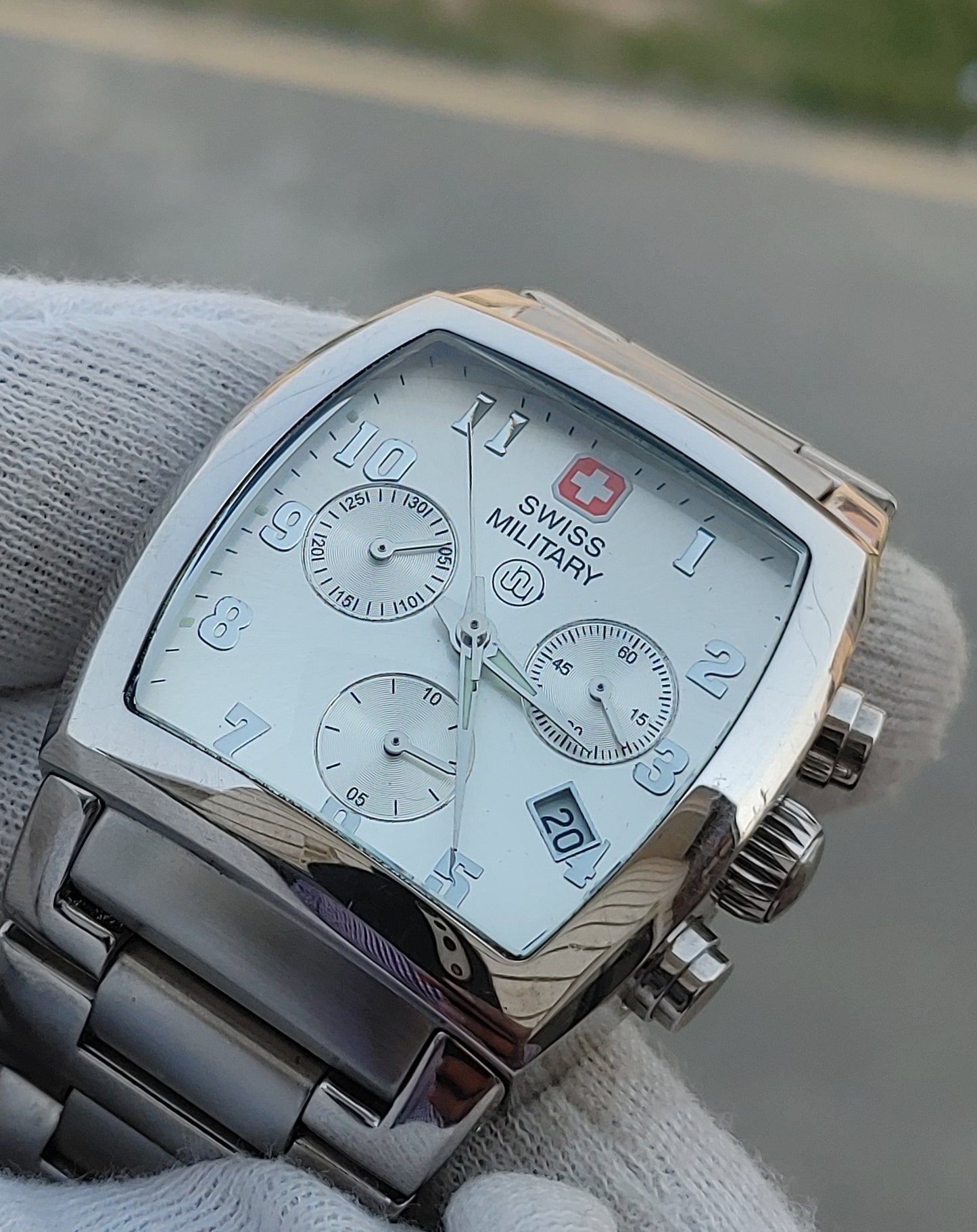 Swiss Military 6-590 Men's Swiss Made Stainless Steel Watch – Premium Analog Timepiece