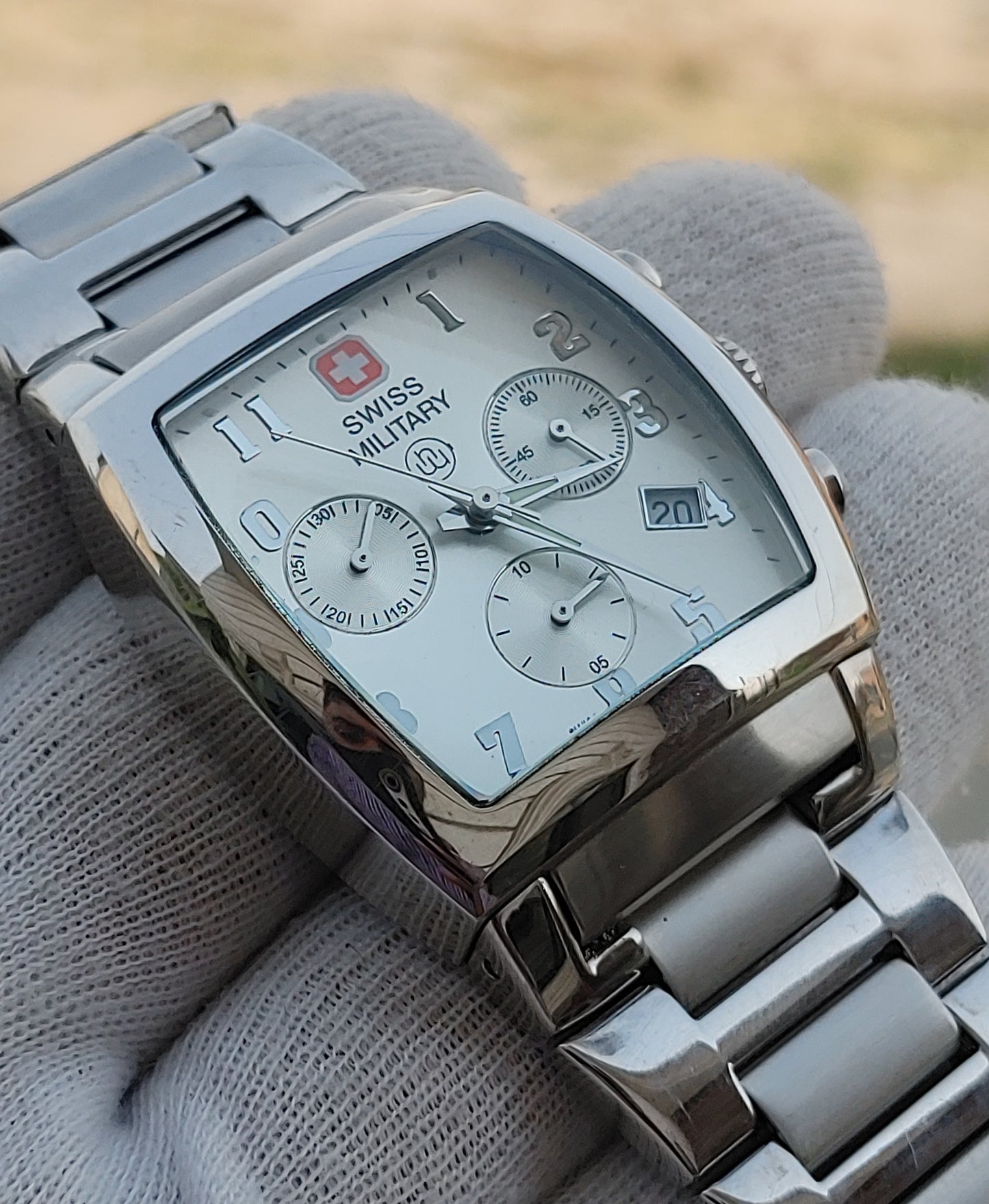 Swiss Military 6-590 Men's Swiss Made Stainless Steel Watch – Premium Analog Timepiece