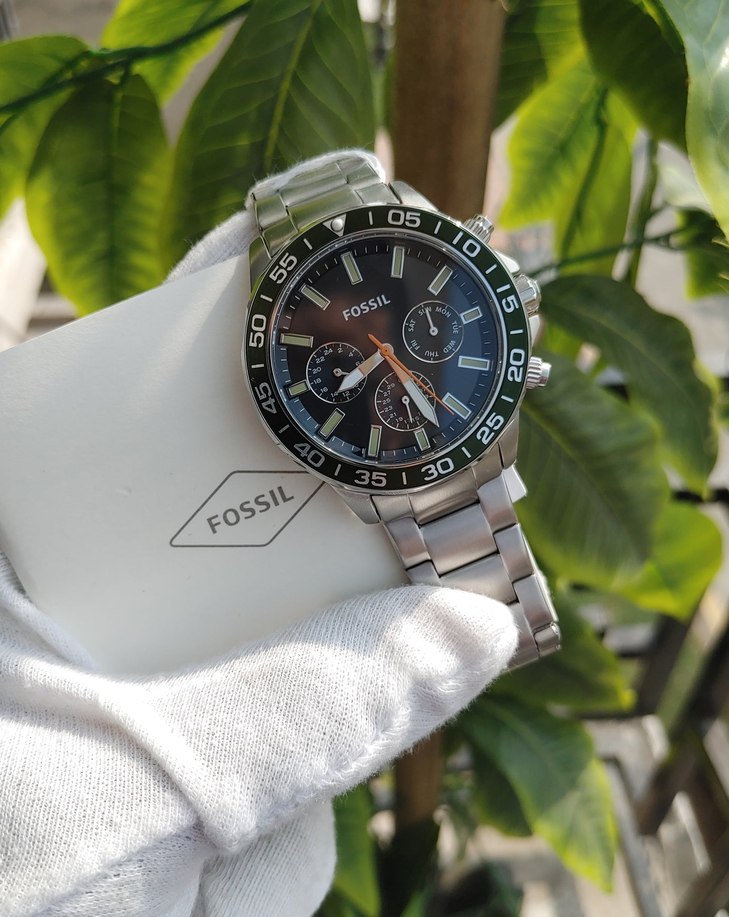 Fossil Bannon BQ2492 Men's Multifunction Stainless Steel Watch