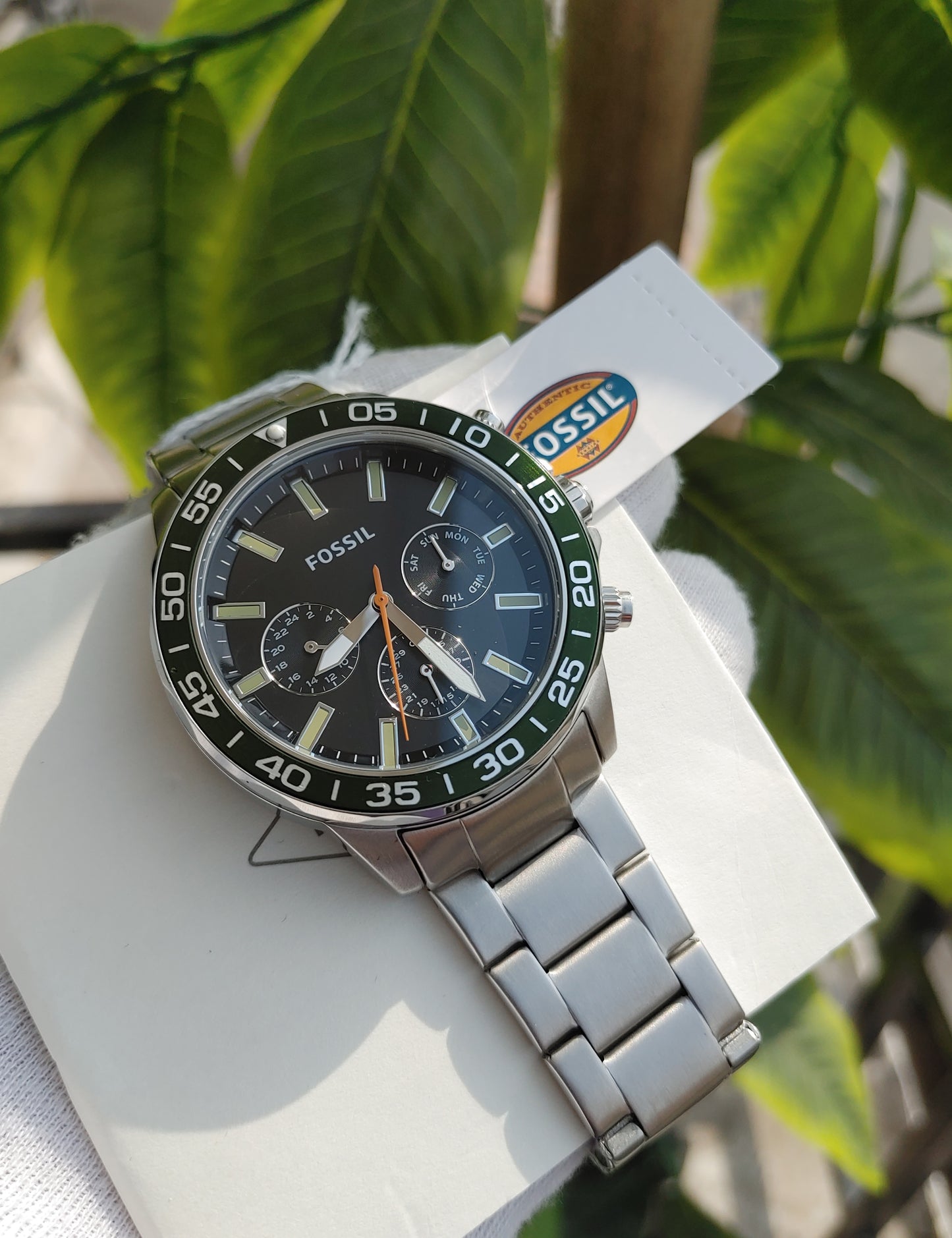 Fossil Bannon BQ2492 Men's Multifunction Stainless Steel Watch