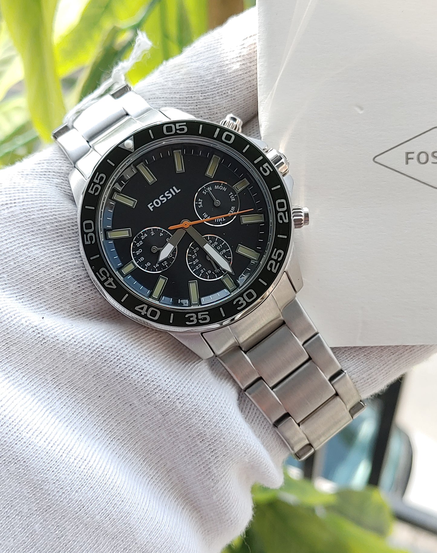 Fossil Bannon BQ2492 Men's Multifunction Stainless Steel Watch