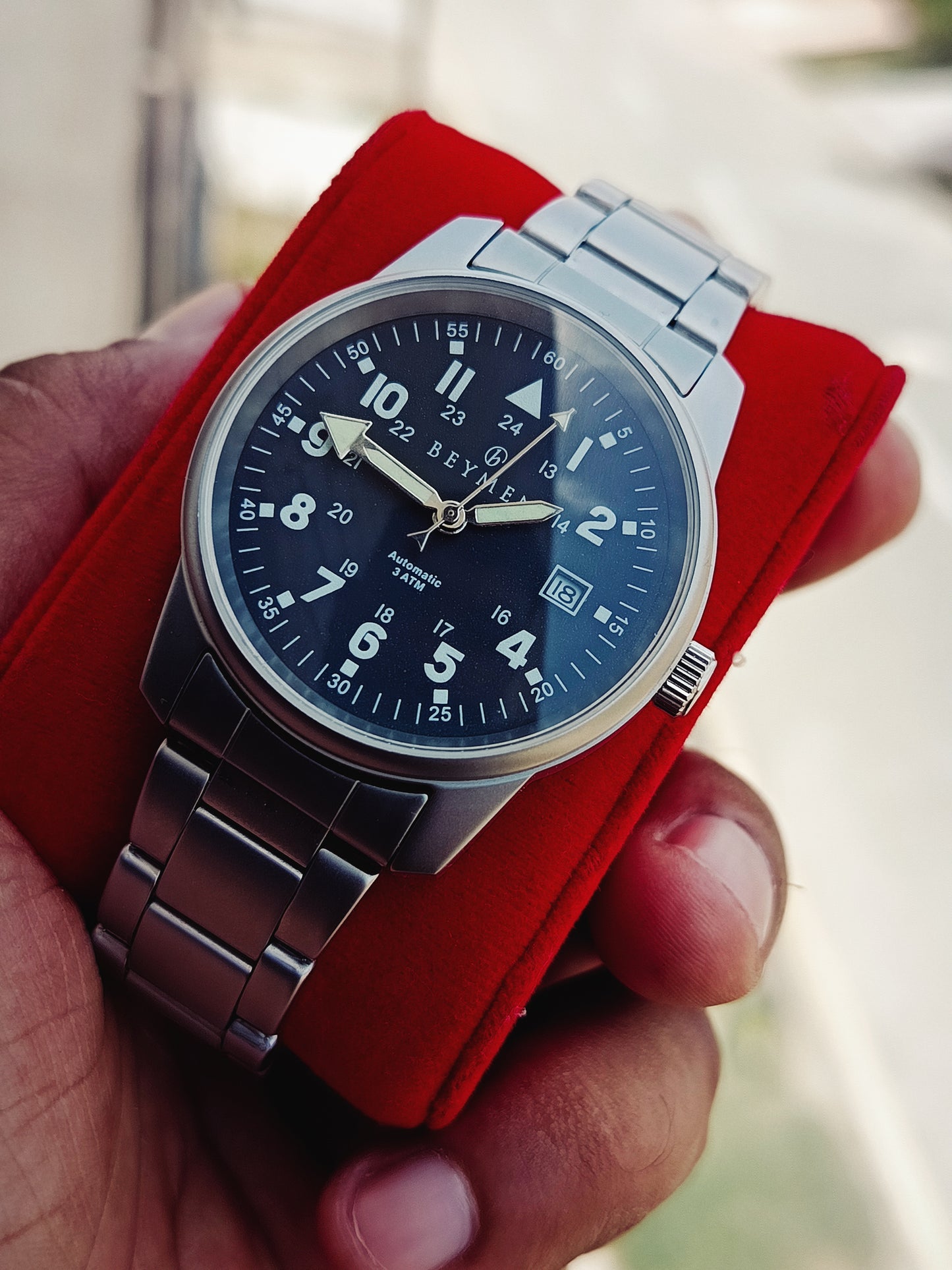 Beymen Automatic Titanium Vintage Men's Watch