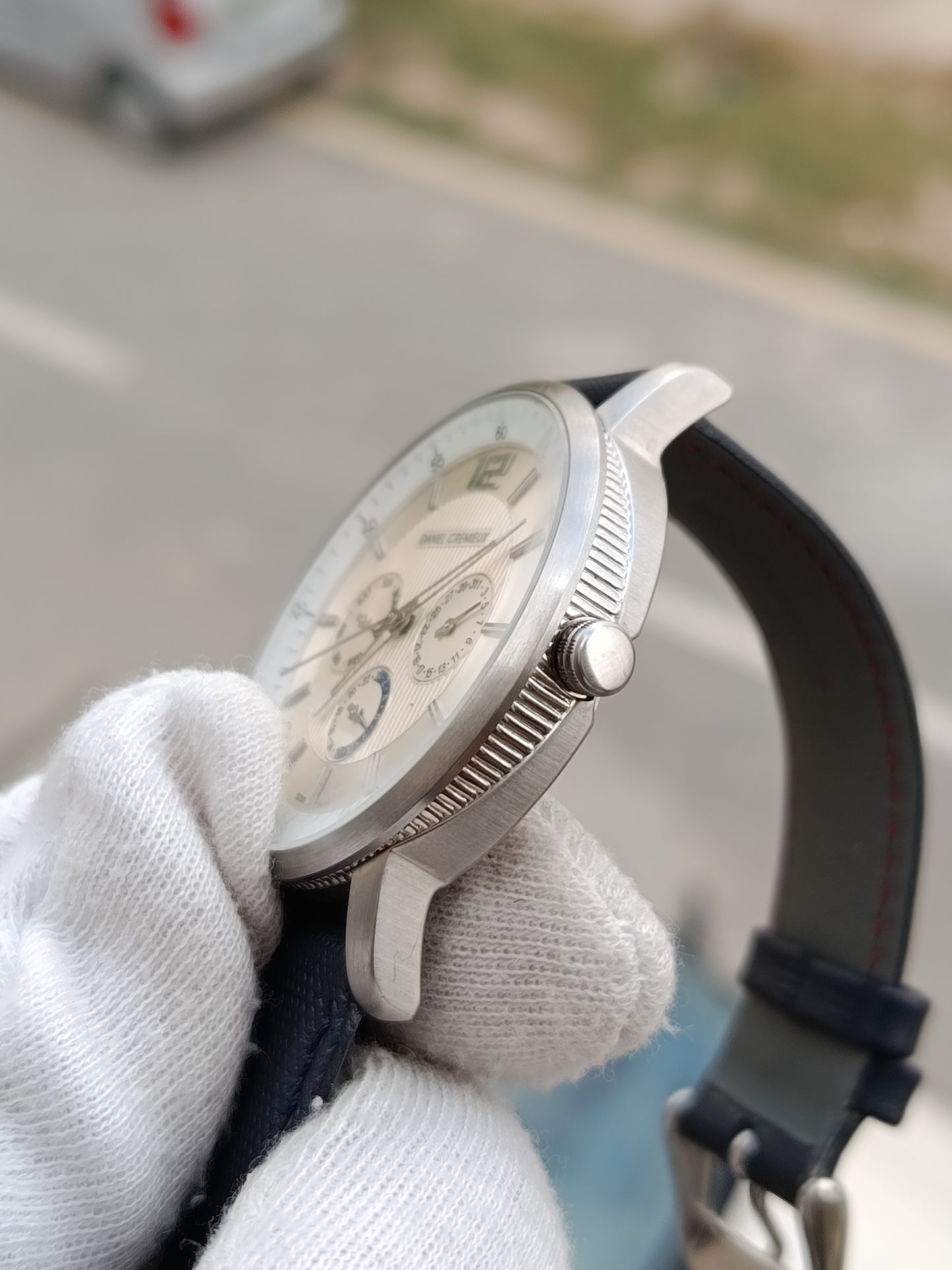 Daniel Cerimux Chrnograph Men's Watch White Dial