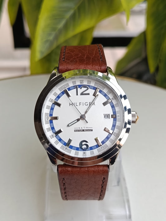 Tommy Hilfiger Men's Brown leather Strap Watch