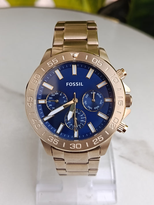 Fossil Bannon Multifunction Gold-Tone Stainless Steel Watch - BQ2706