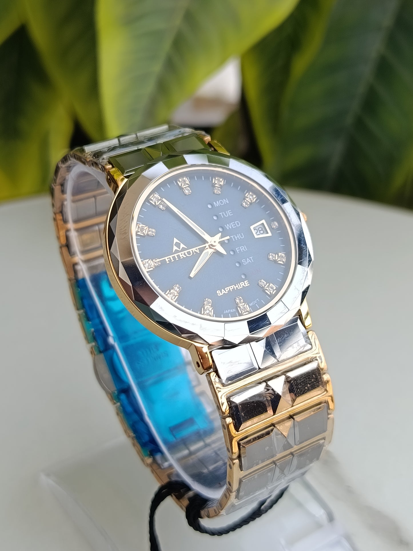 Fitron Ceramic Men's 18 Ceramic Watch Royal Blue Dial
