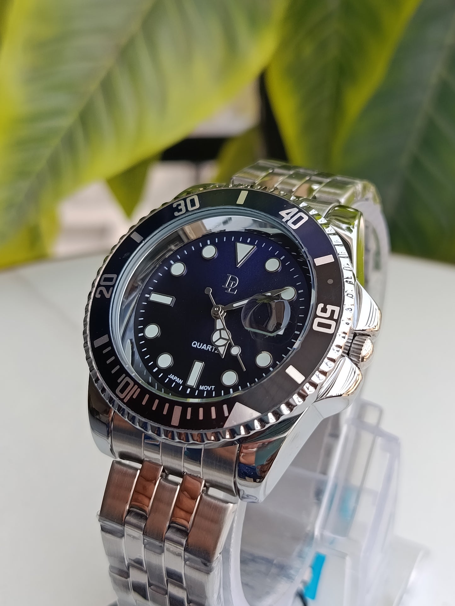 De Lawrence Blue Black Dial Men's Watch