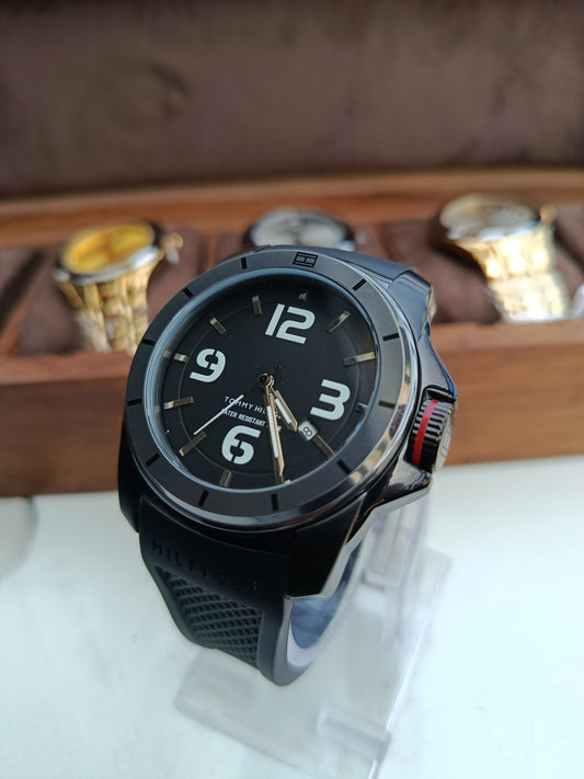 Tommy Hilfiger Stainless Steel Silver Case Solid Material Men's Watch
