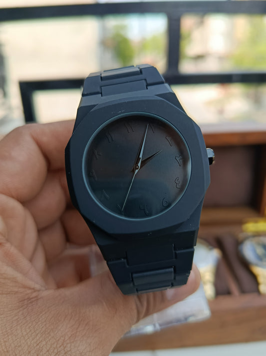 Black Aura Light Weight Watch