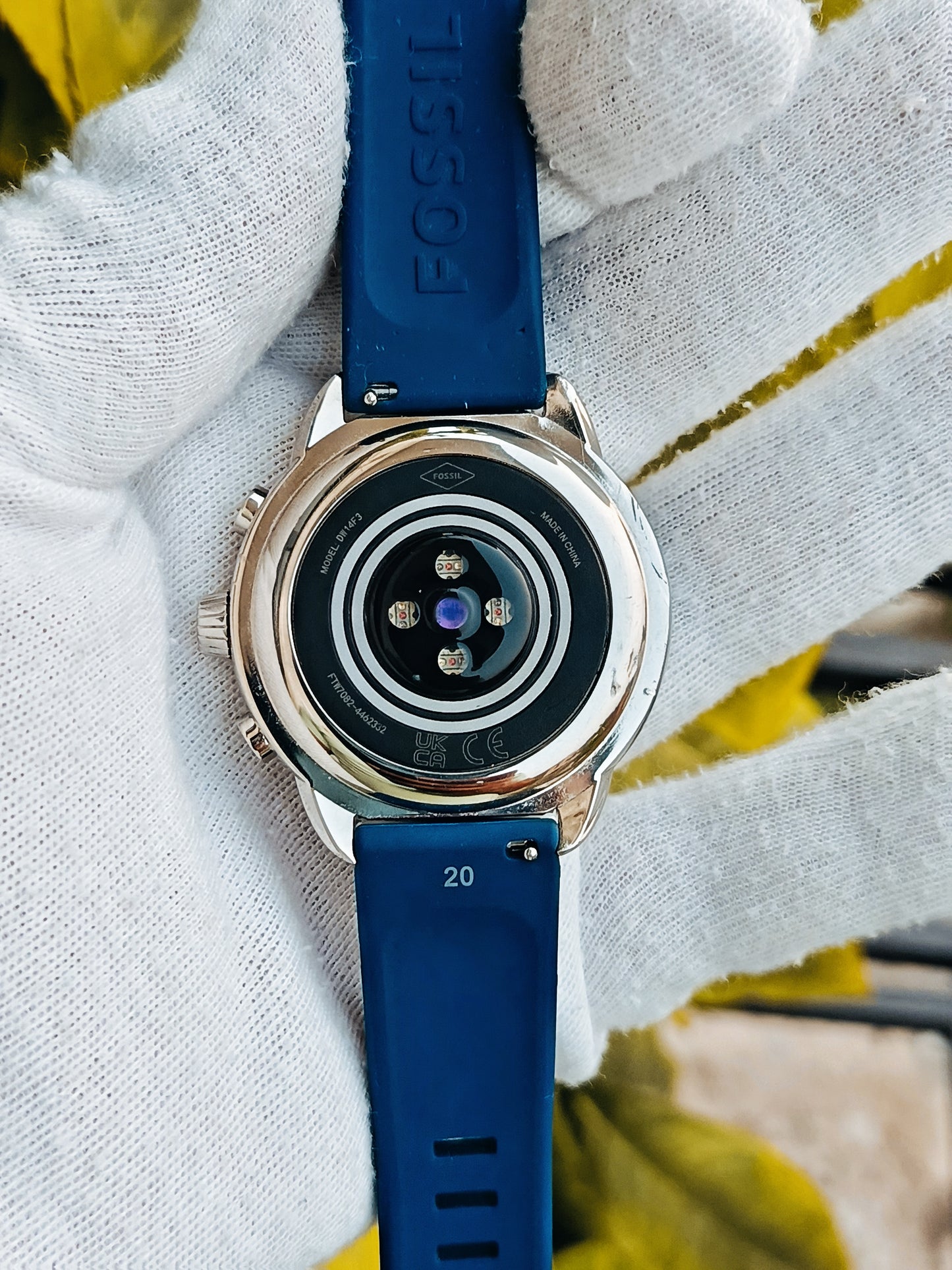 Fossil Gen 6 Wellness Edition Hybrid Smart watch Blue Silicone Strap