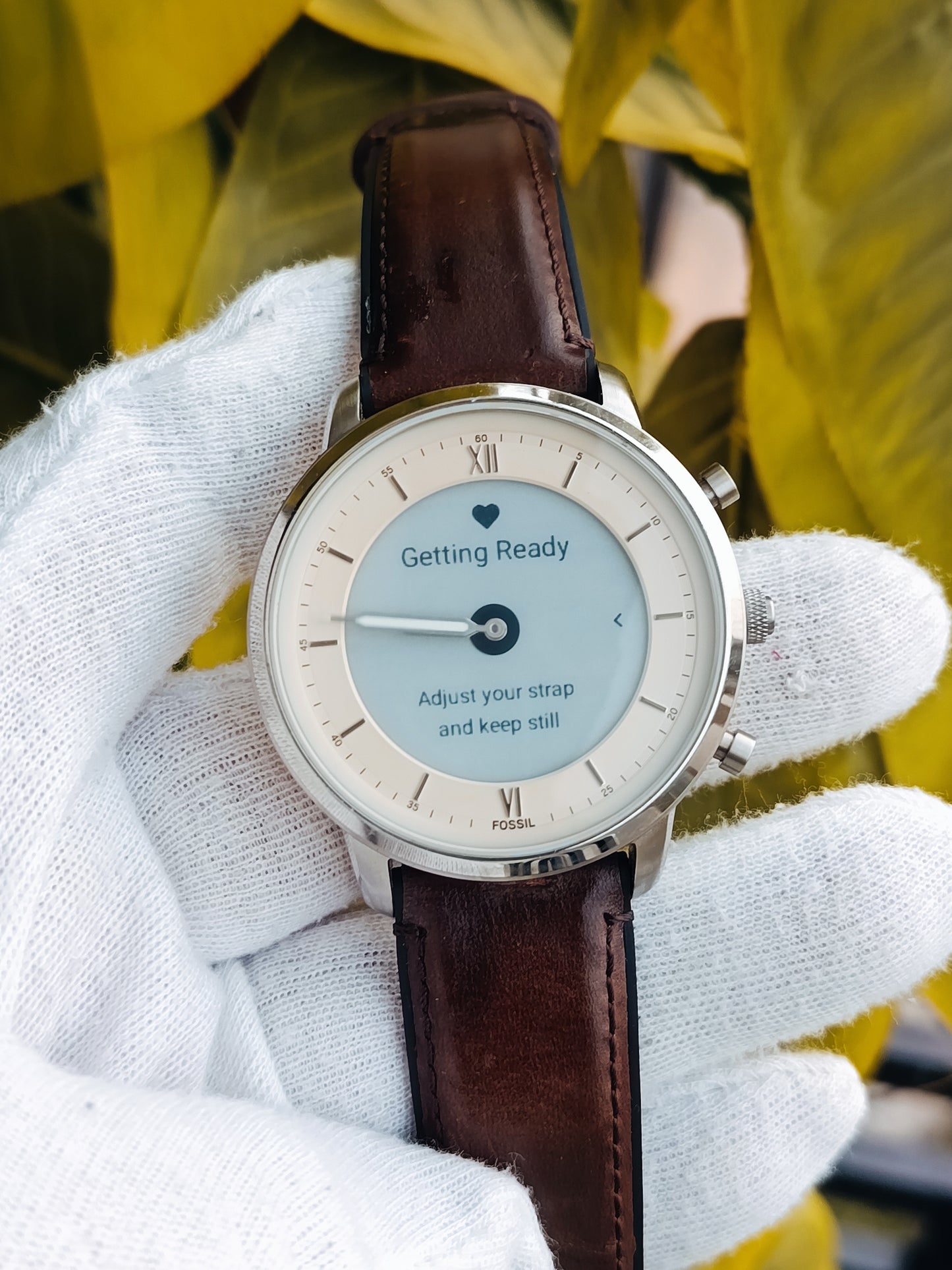 Fossil Neutra Gen 6 Hybrid Smartwatch – Medium Brown Leather Strap