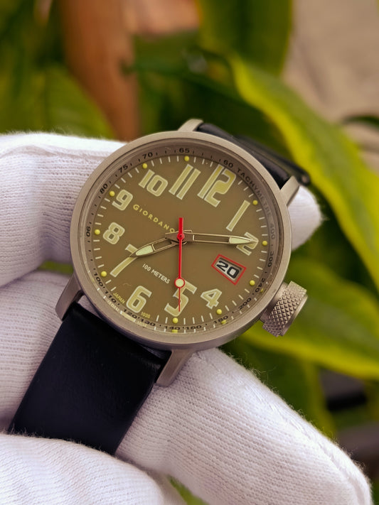 Giordano Titanium Case Men's Watch