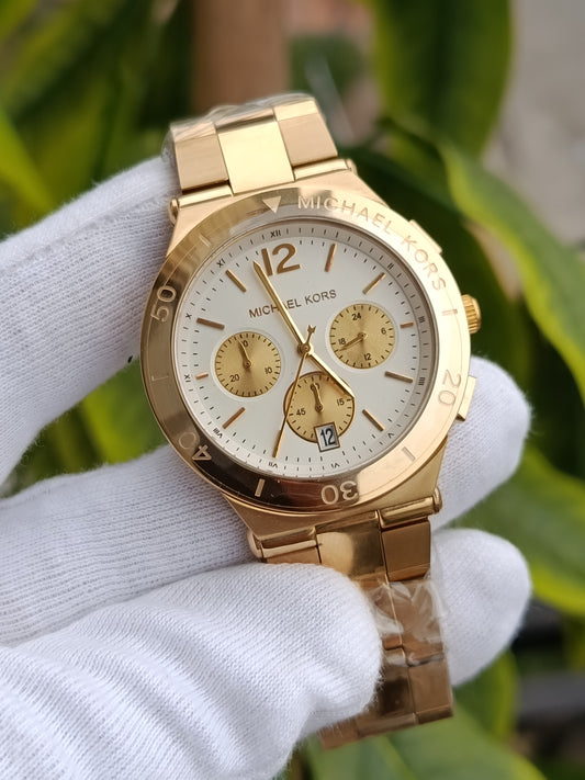 Michael Kors MK5933 Men's Chronograph Watch with Date Gold Colour