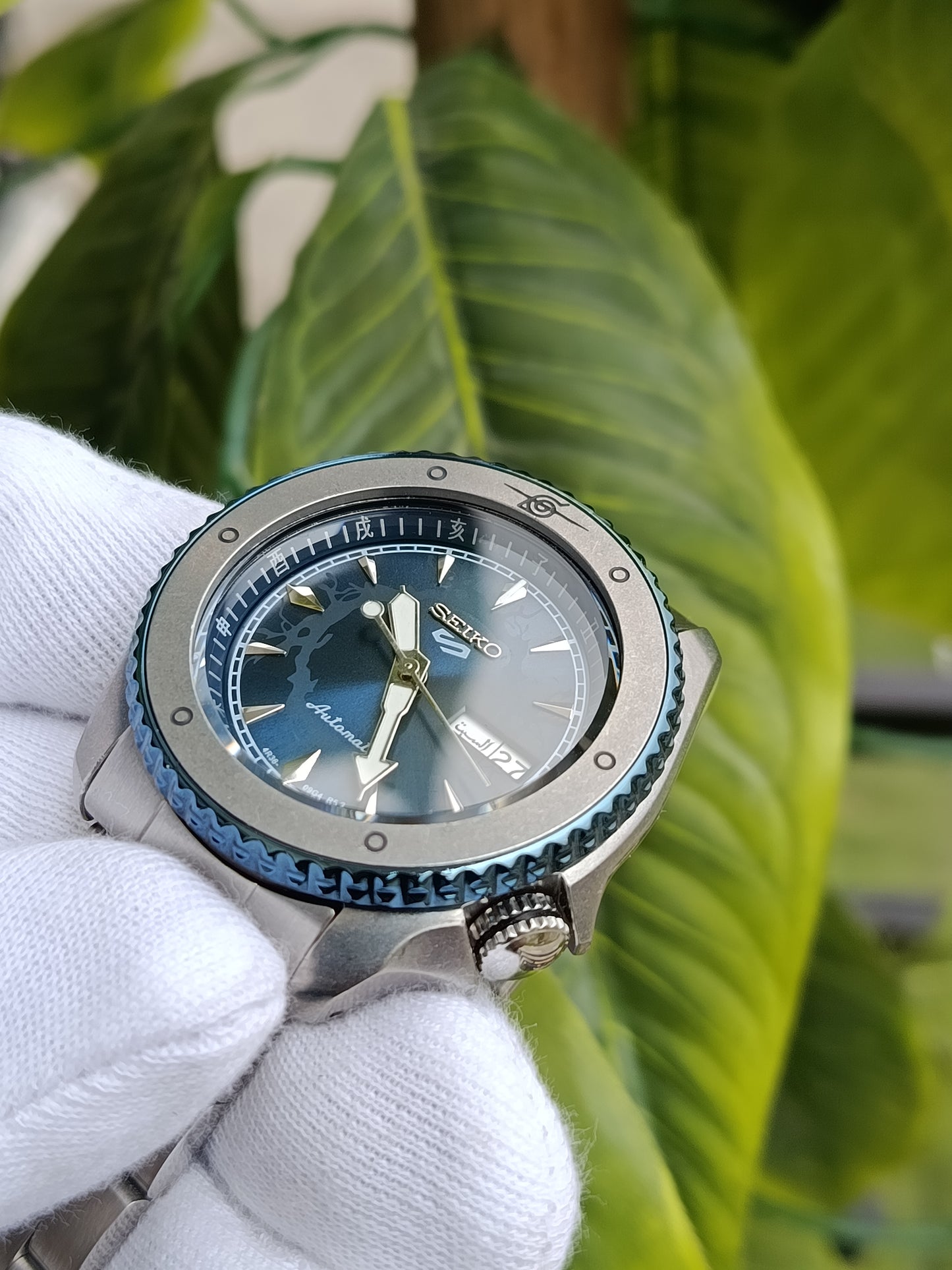 Seiko 5 Mode Naruto Edition Automatic 42mm Men’s Watch – Pre-Owned Original Anime Collector’s Timepiece