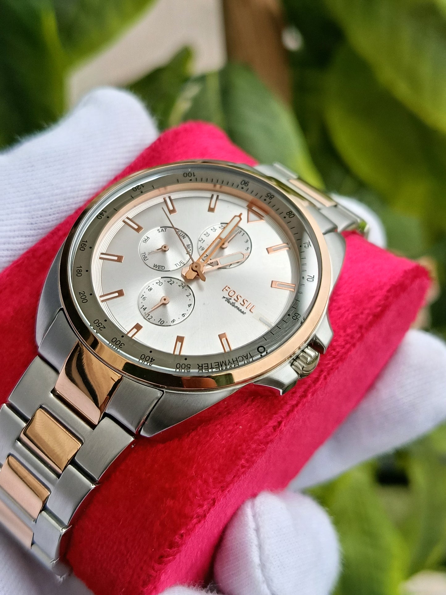 FOSSIL Men's Top-Selling Chronograph Watch – Two-Tone Stainless Steel – BQ2642M