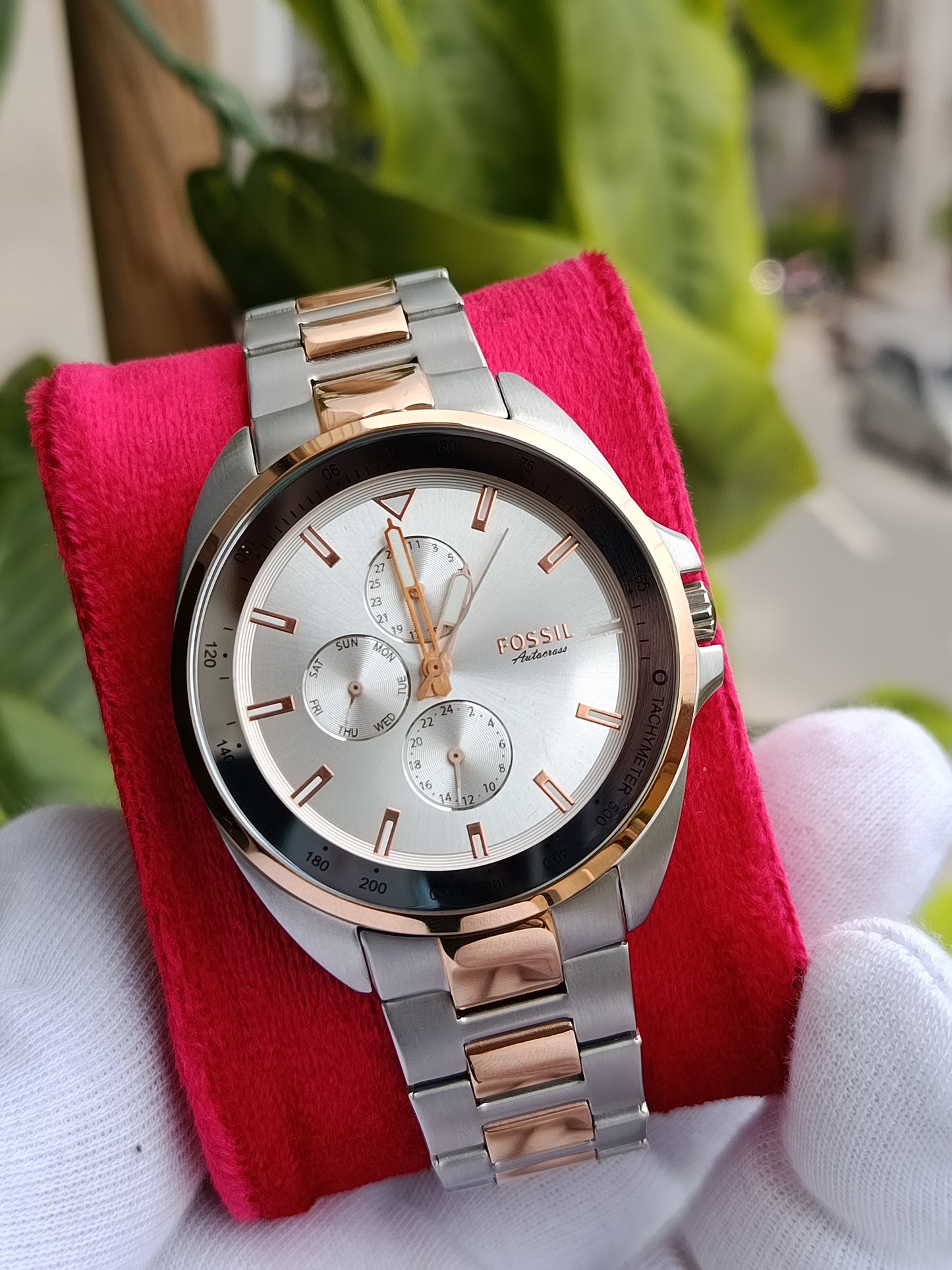 FOSSIL Men's Top-Selling Chronograph Watch – Two-Tone Stainless Steel – BQ2642M