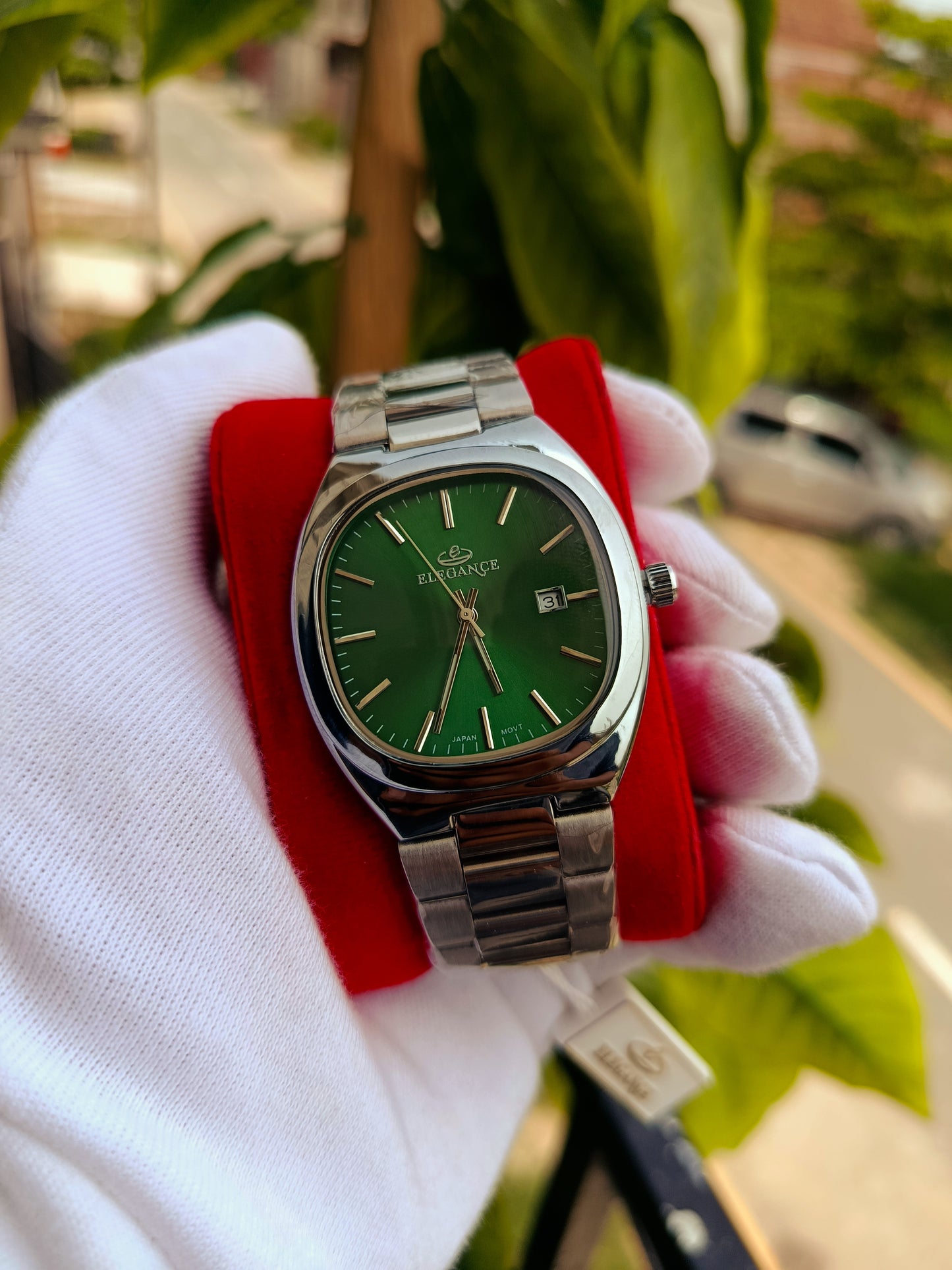 Elegance 1125 Green Dial's Men's Watch