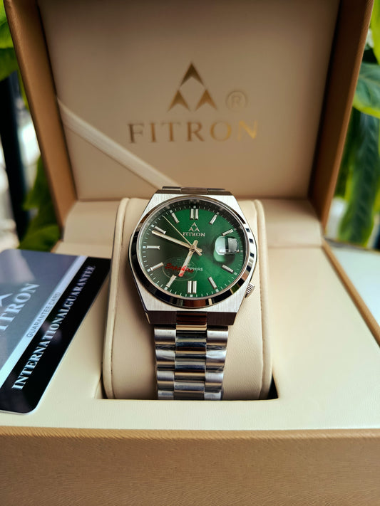 Fitron Hulk Green Dial Men's Watch