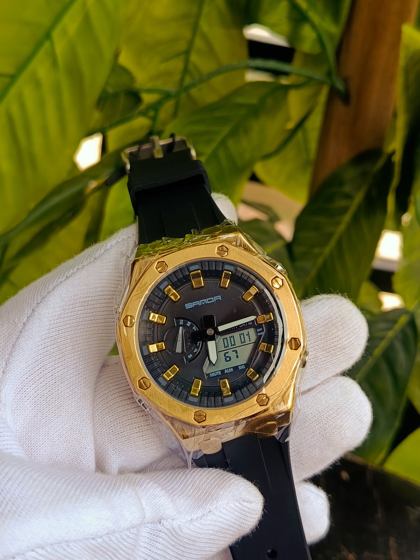 Sanda 3309 Digital Sports Watch – Waterproof Analog Quartz Wrist Watch