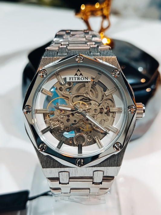 Fitron Automatic Skeleton 8107G Watch