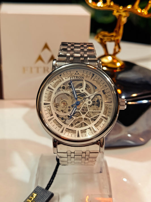 Fitron Skeleton Automatic FT.8085G Men's Watch