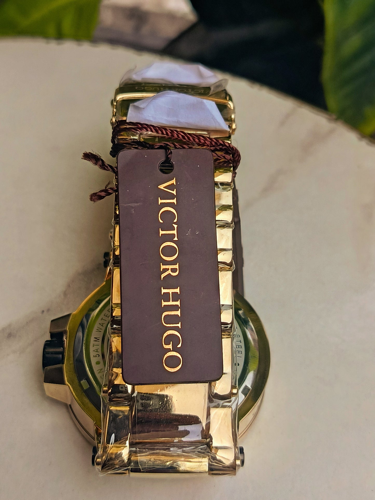 Victor Hugo White Dial Men's Watch