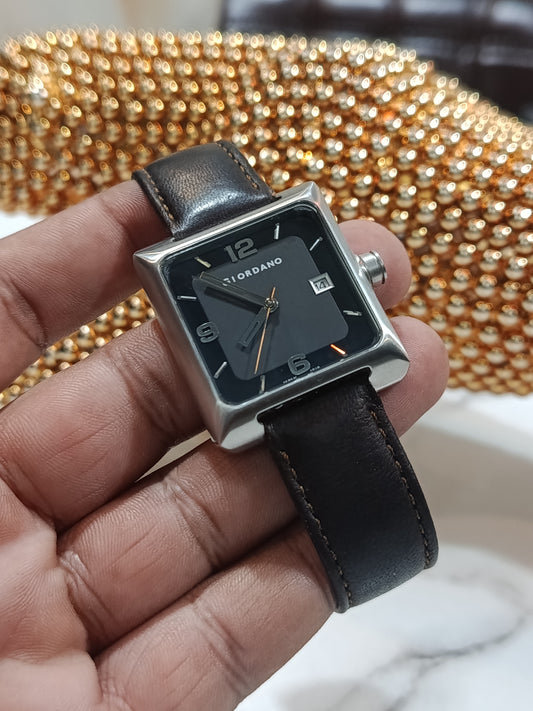 Giordano Square Dial Vintage Classy Watch
