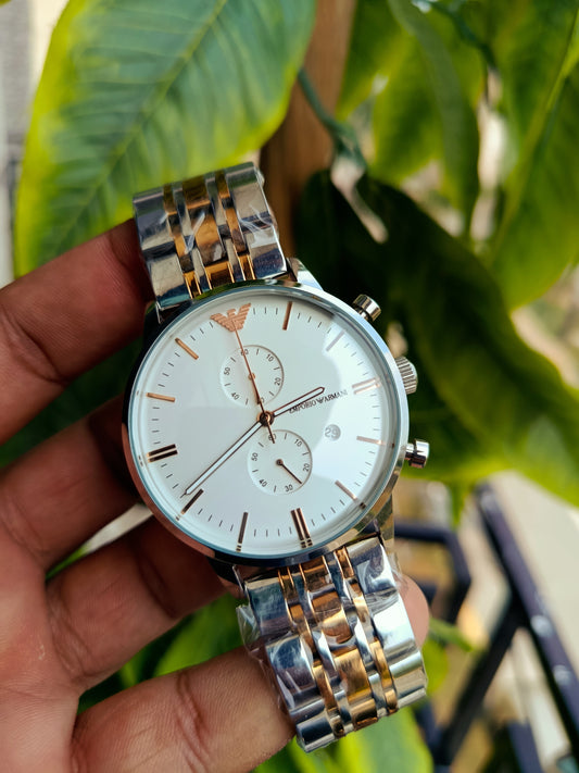Emporio Armani AR0399 Men’s Chronograph Stainless Steel Watch