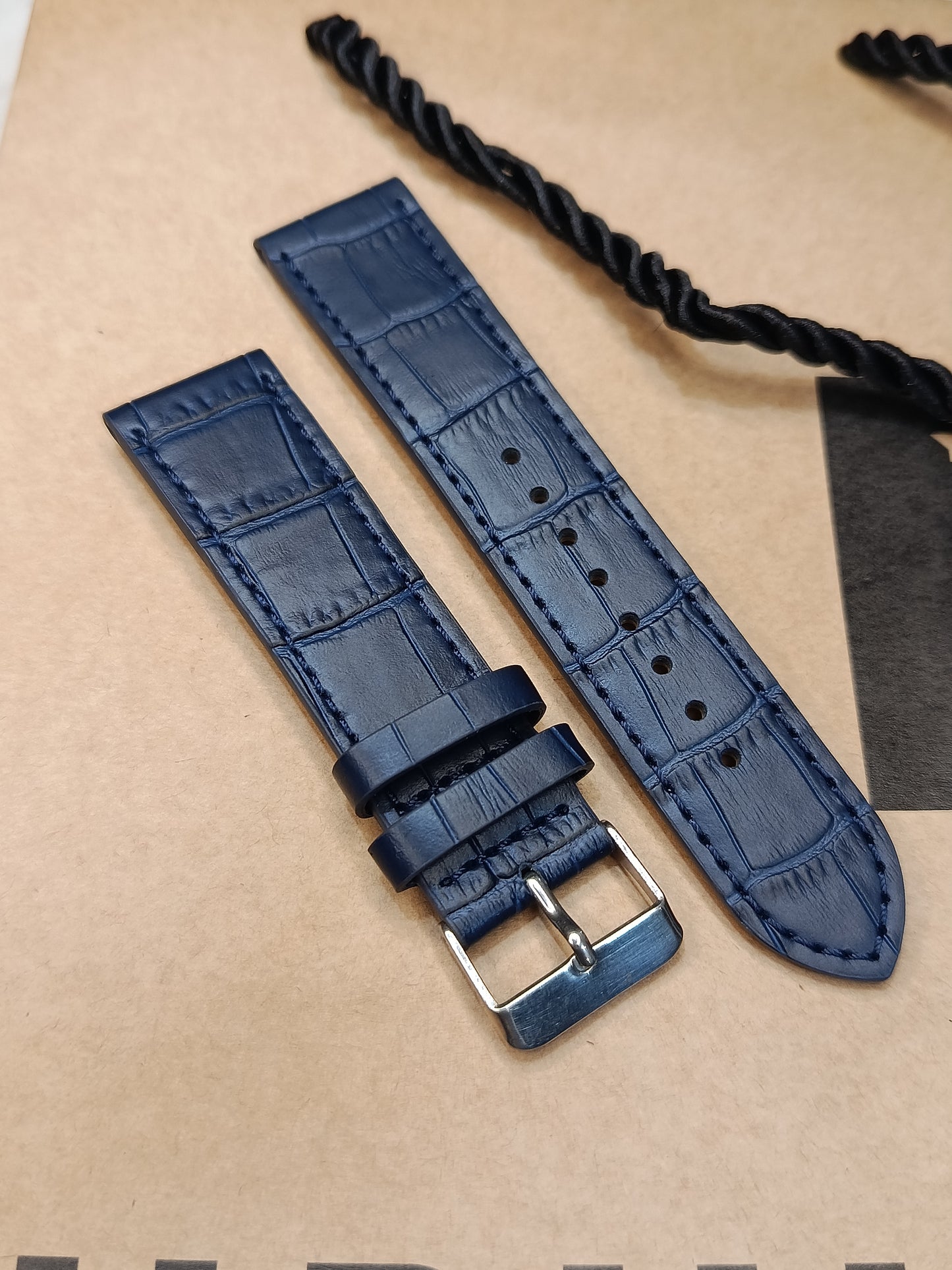 Citizen Blue Leather Strap for Men's Watch 22mm