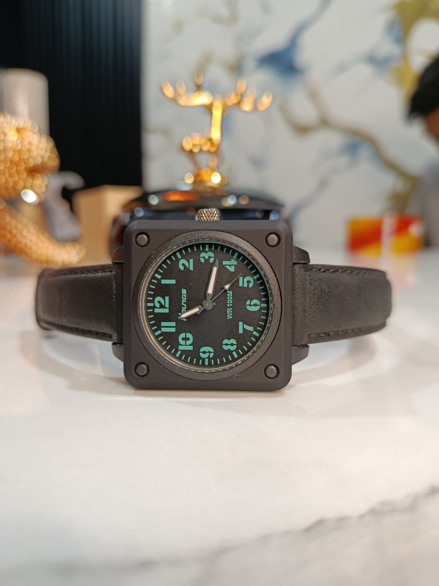 Young's Military Quartz Wrist Watch For Men