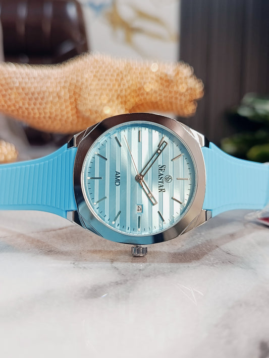 Seastar AMD ss2418-m Silicone Strap Watch Men's Watch
