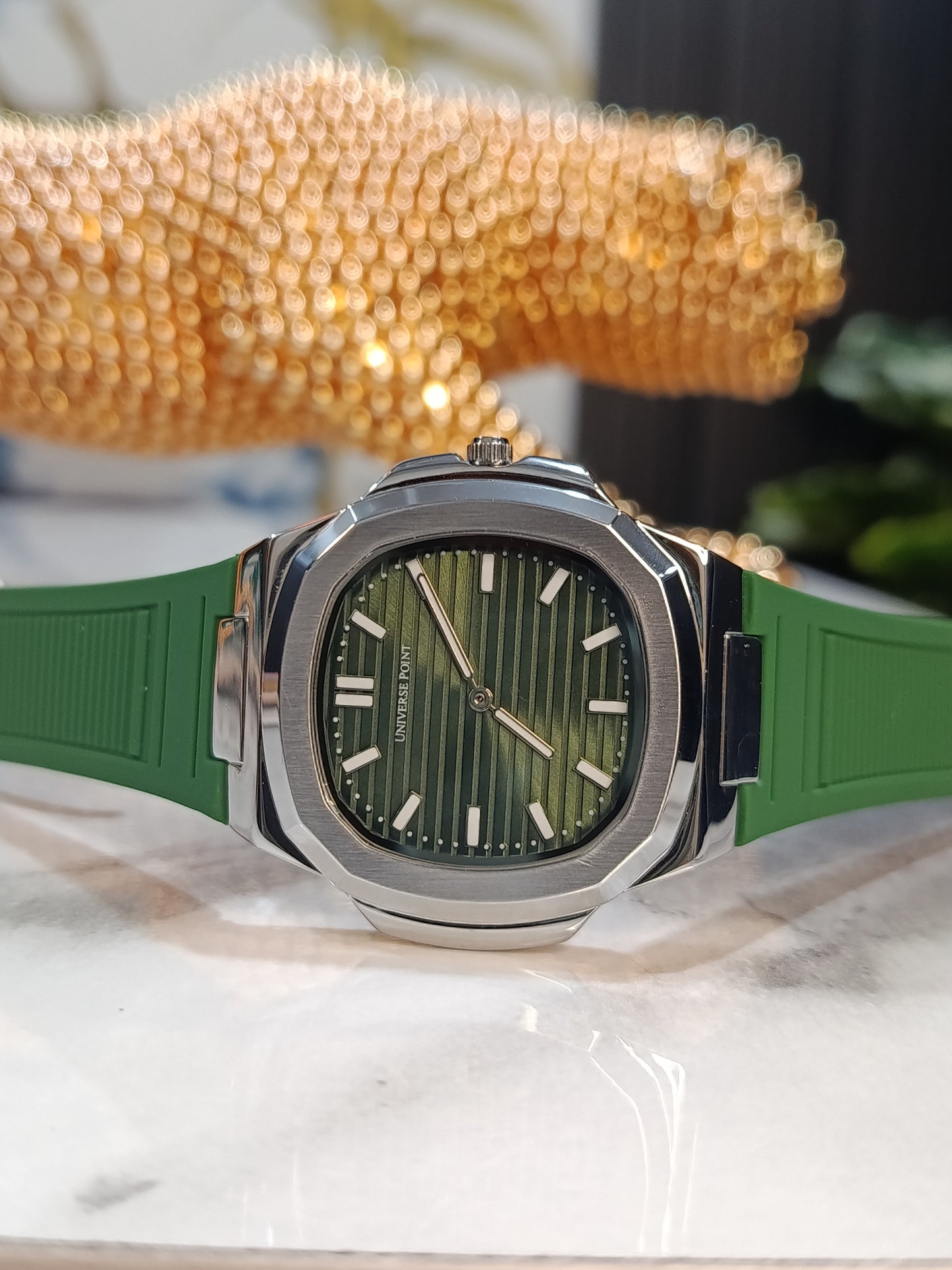 Timepiece by Universe Point Green Dial Men's Watch