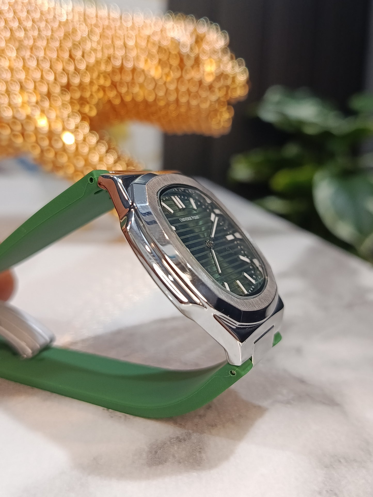 Timepiece by Universe Point Green Dial Men's Watch