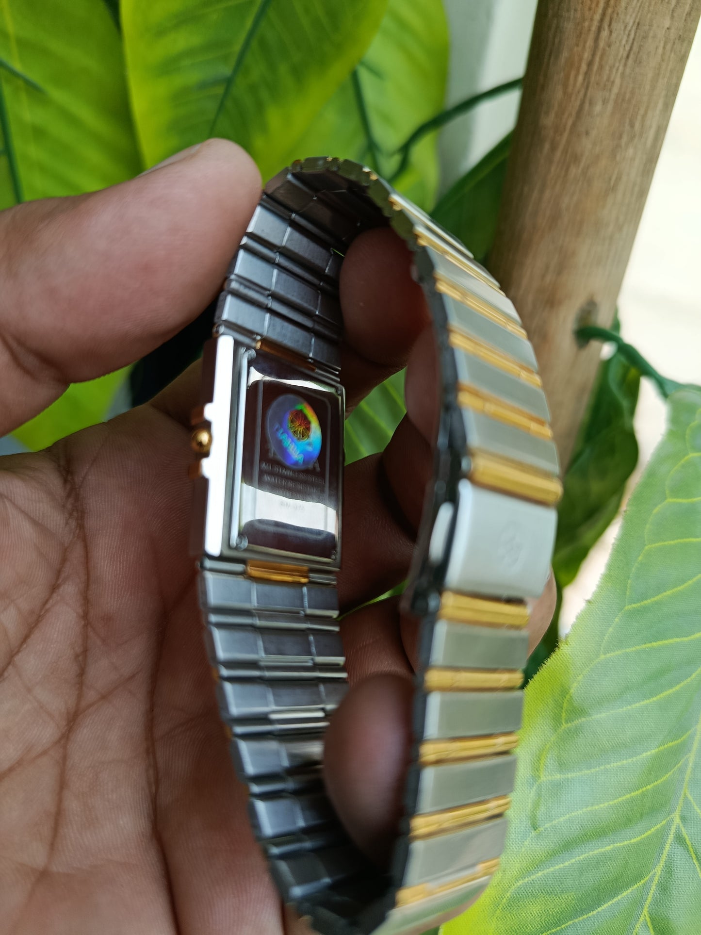 Tiahua Women Watch Double Tone Stainless