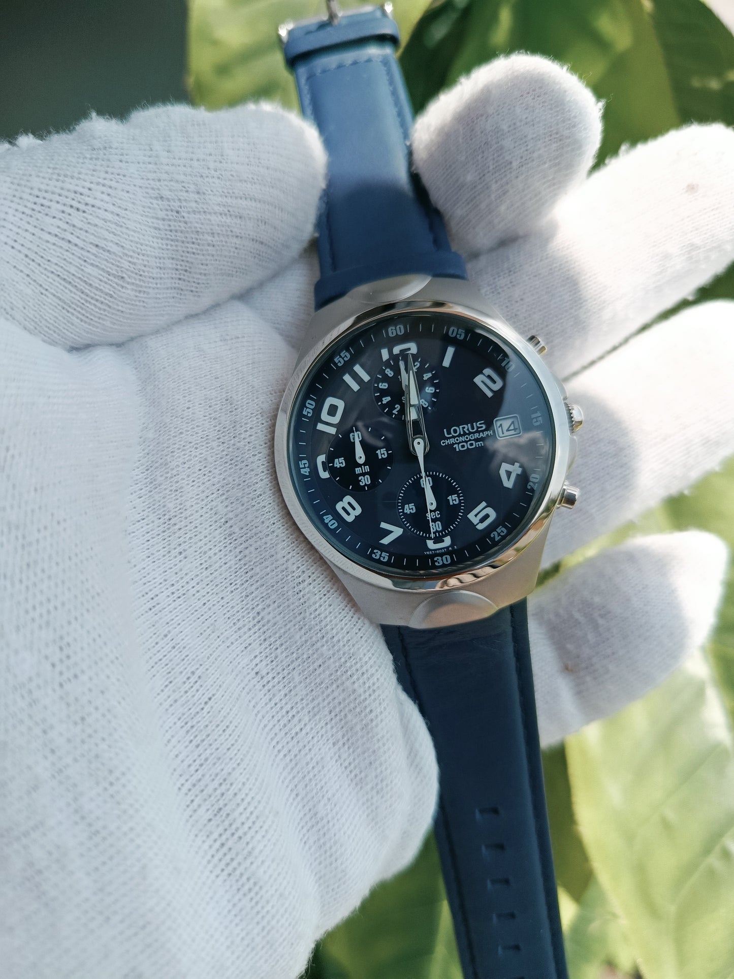 Lorus by Seiko Blue Dial Men's Chronograph Watch