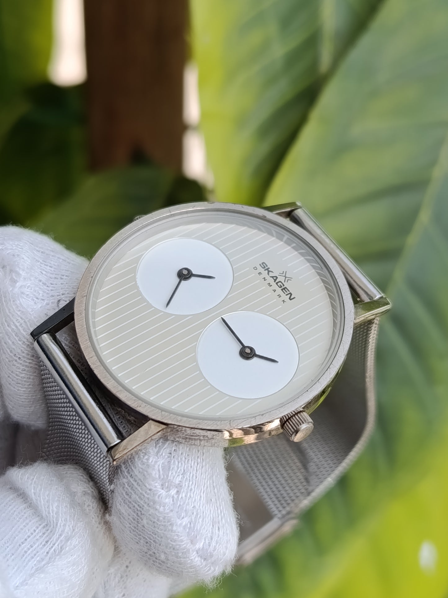 Skagen Vintage Dual Time Watch Slim