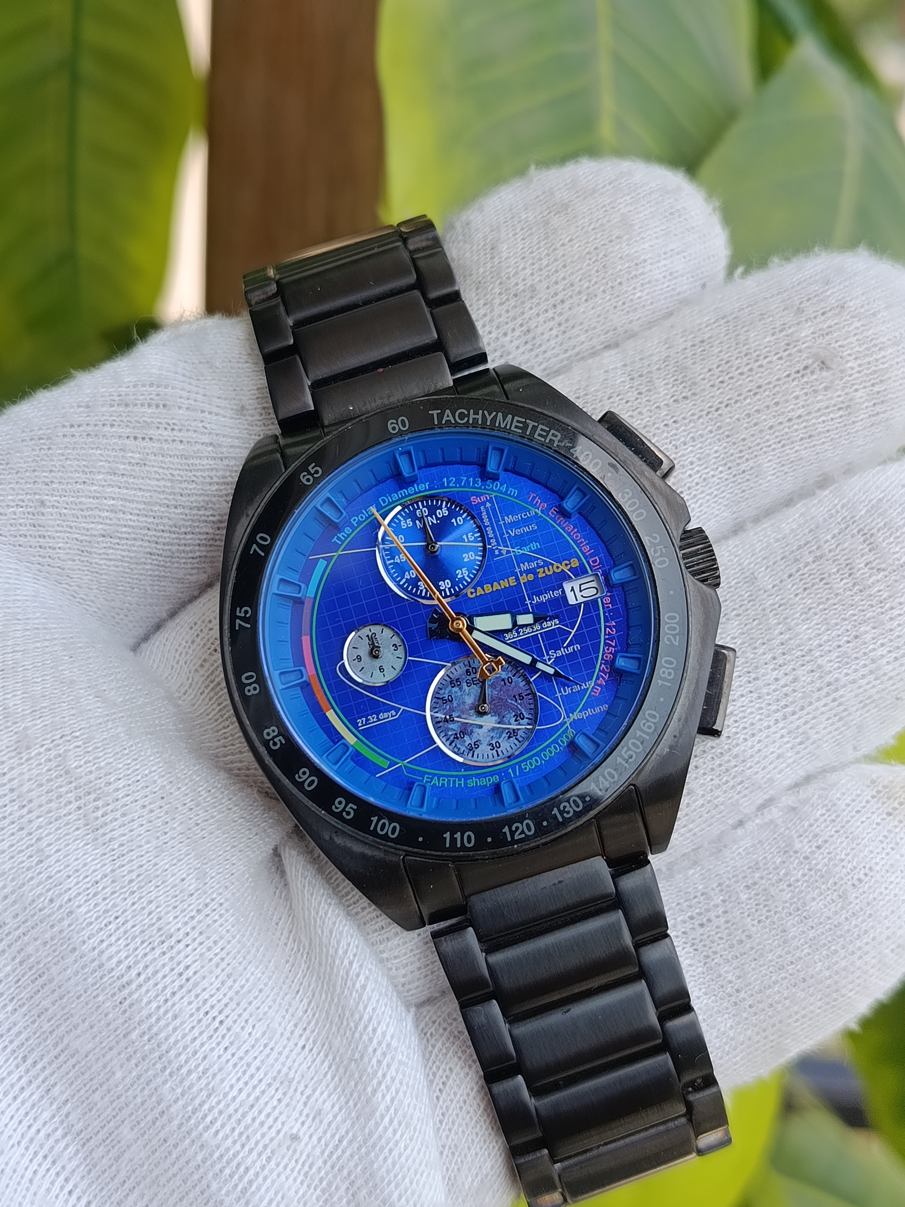 Cabane de Zucca Planet Edition Men's Chronograph Watch – ZWC & Co.