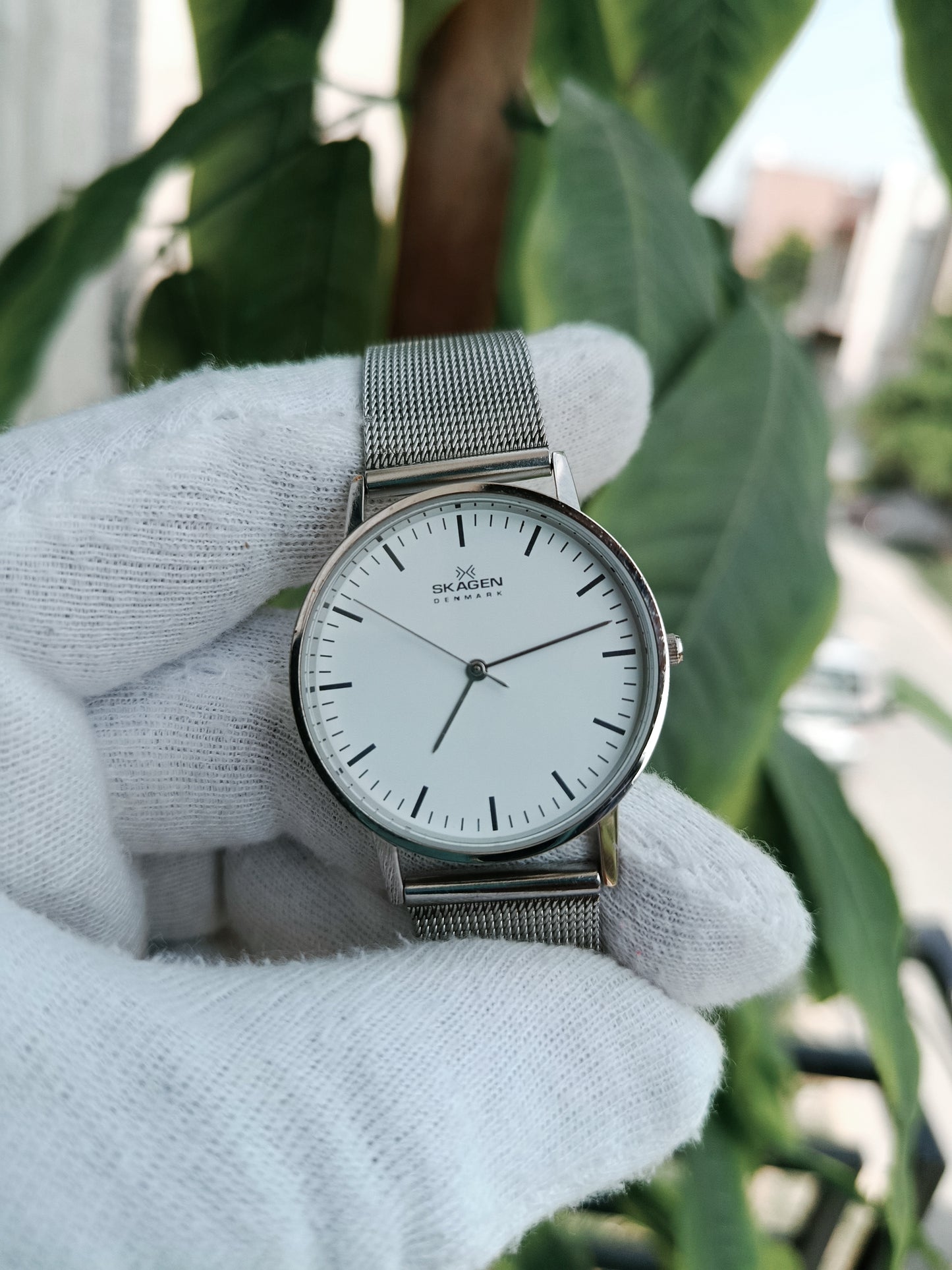 Skagen Slim Stainless steel Dial Unisex Watch