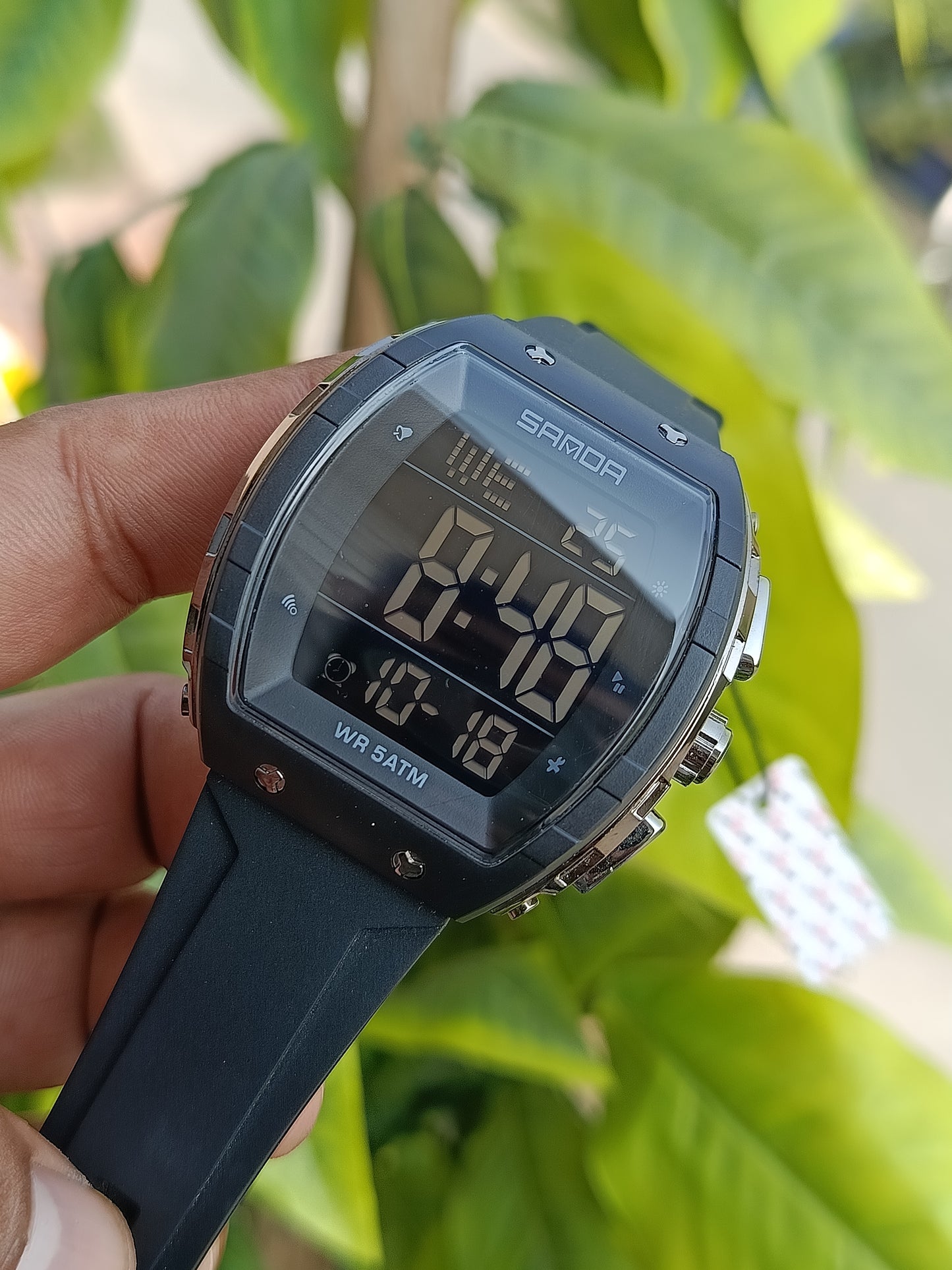 Sanda Dual Time Men's Multifunction Watch Black Colour