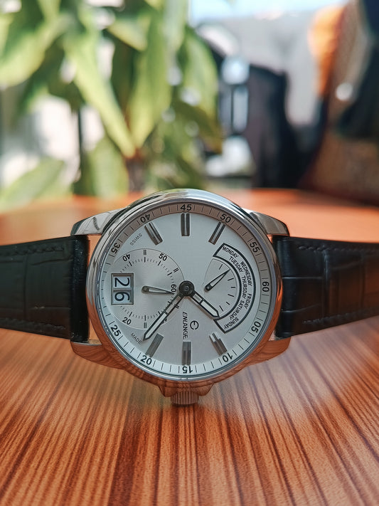 Enlange Swiss Quartz Windows Date Men's Watch
