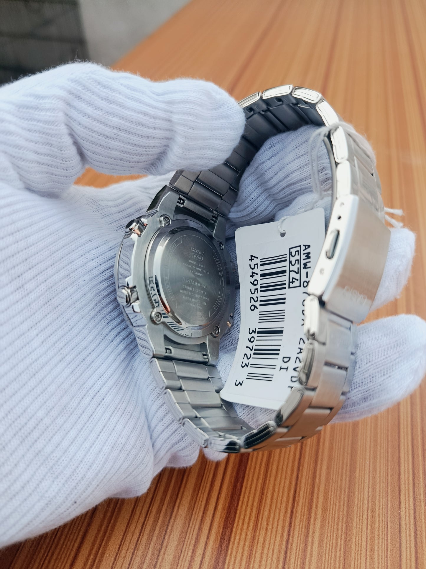 Casio AMW-870DA-2A2VDF – Dual Time Sporty Blue Dial Stainless Steel Men’s Watch