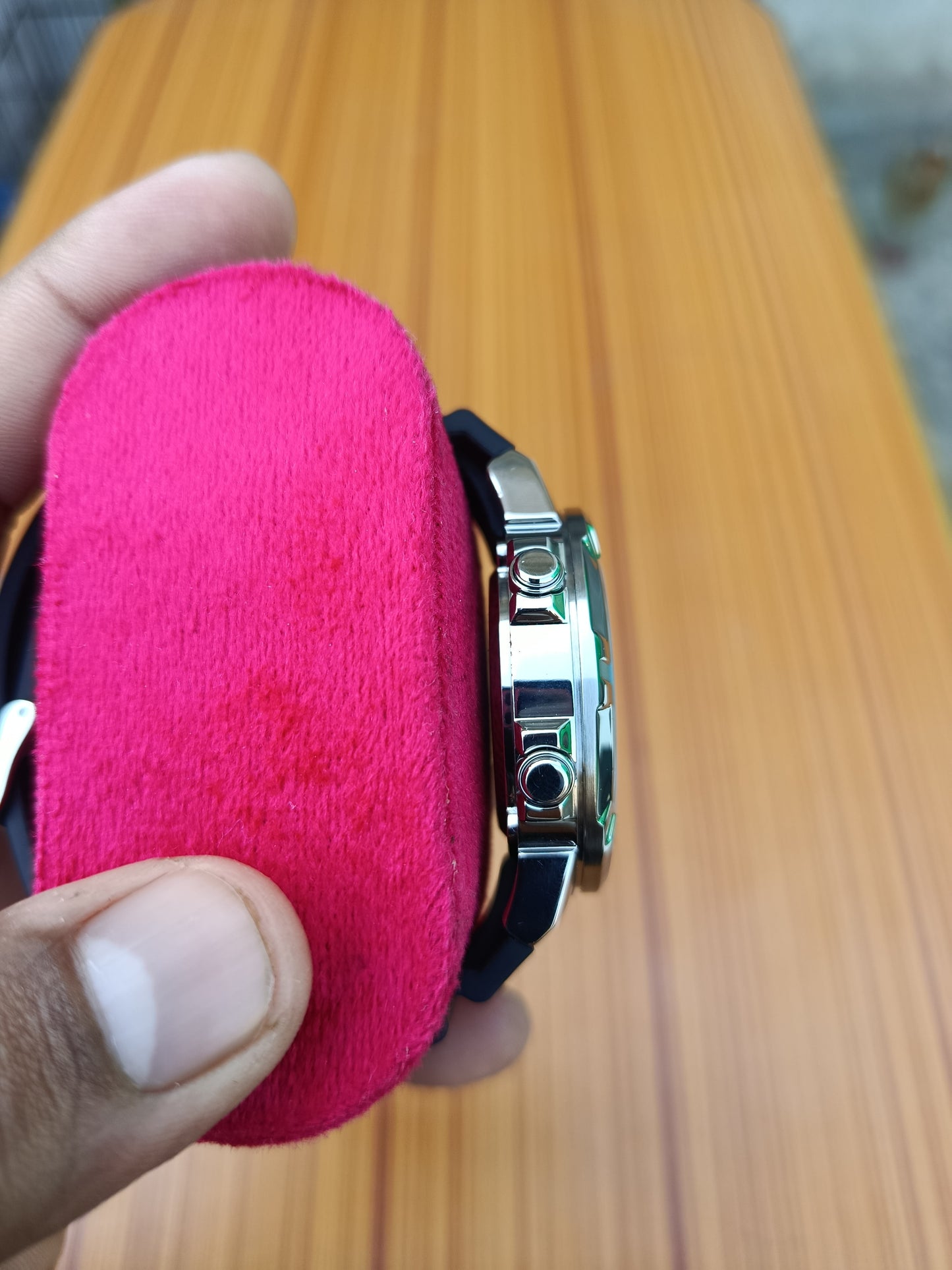 Casio AMW-870A-2AVDF Men’s Stainless Steel Watch | Dual Time | 100M Water Resistant