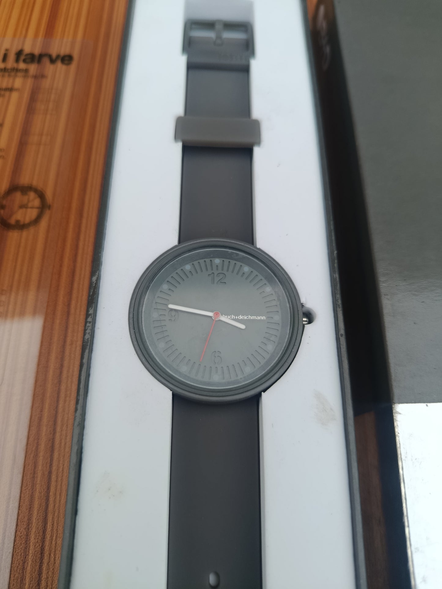 Tid i Farve Grey Men's Watch